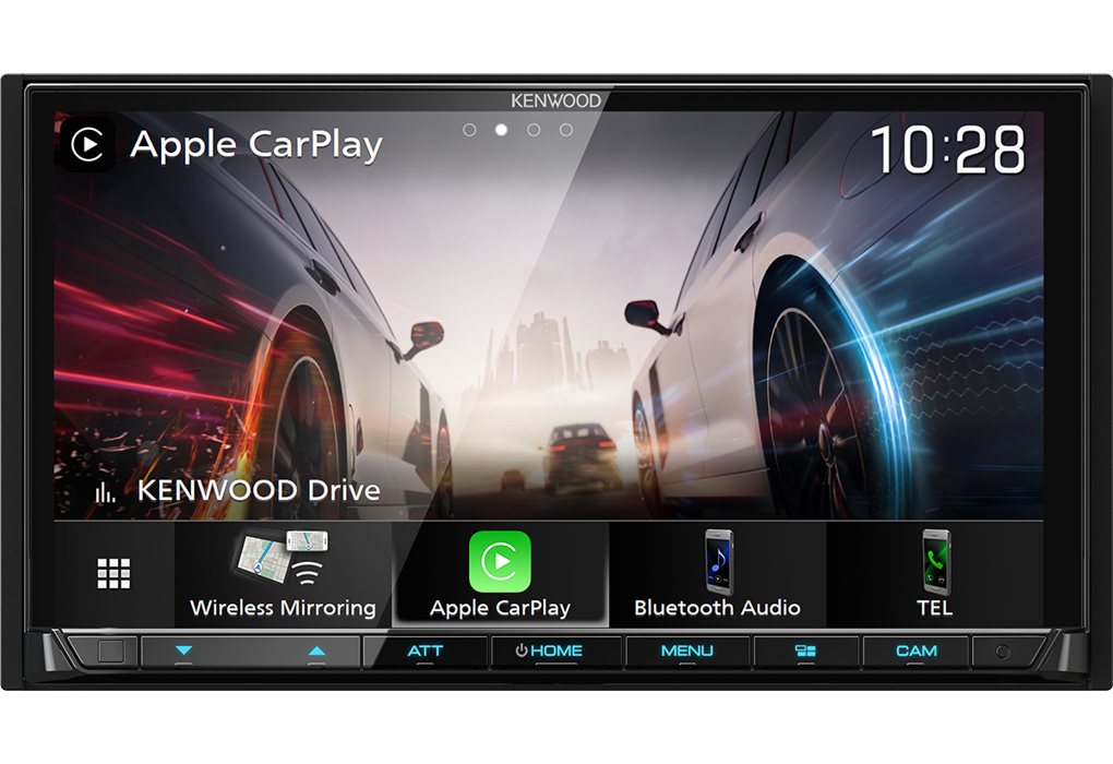 Kenwood DMX-8021DABS 7" Touchscreen Stereo with DAB Bluetooth Apple Car Play and Android Auto
