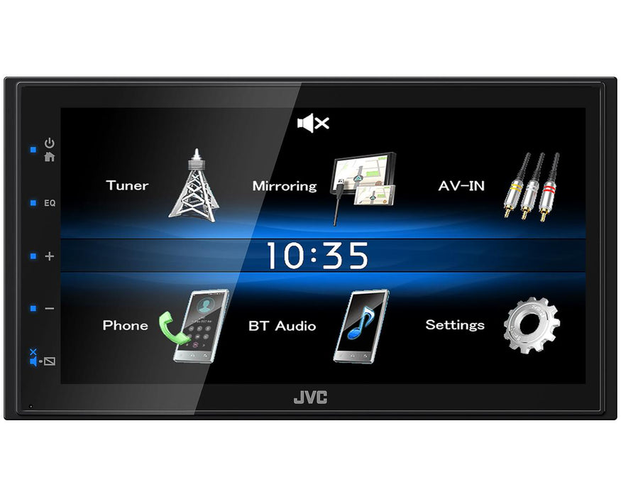 JVC KW-M25BT Mechless 6.8" Touchscreen Car Stereo with Bluetooth