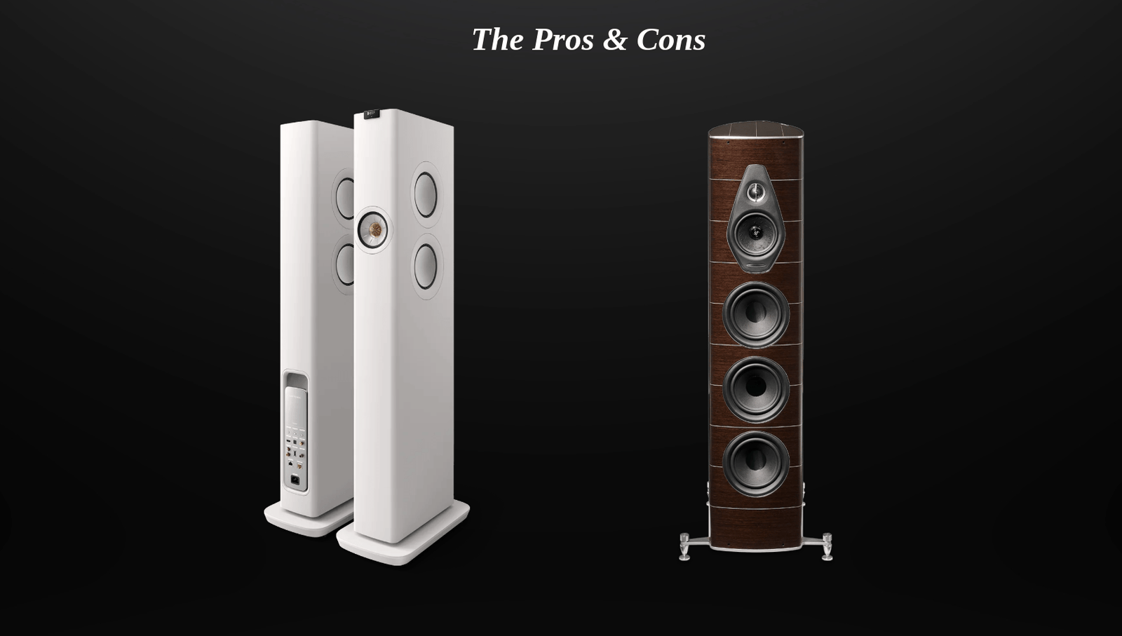 Active Speakers VS Passive Speakers - Nottingham HiFi