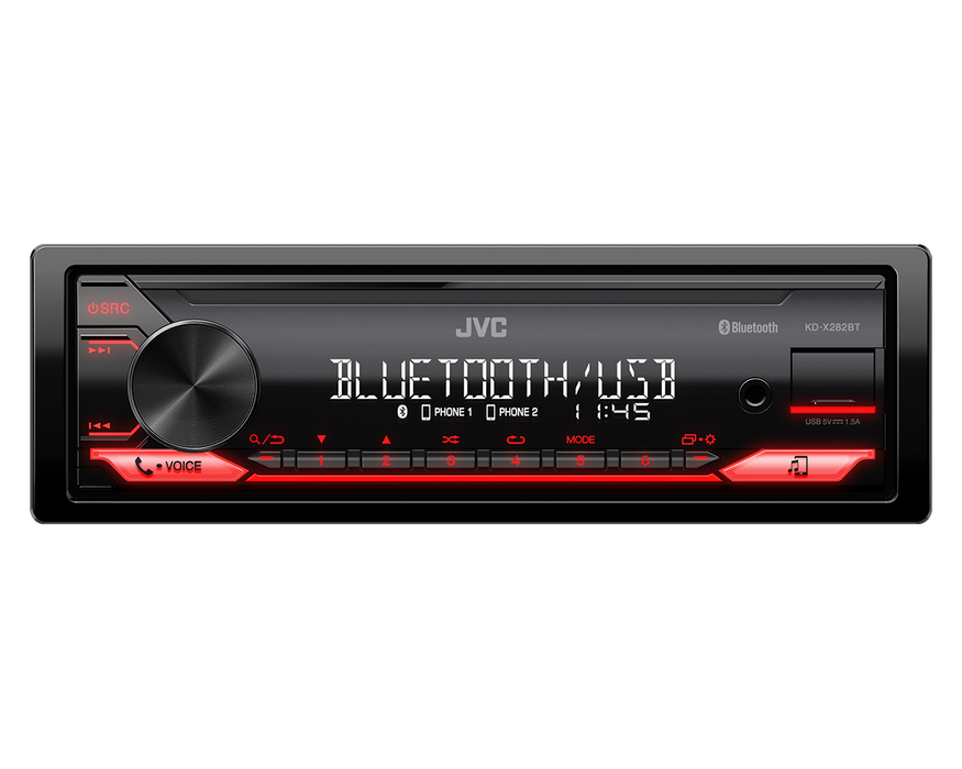 JVC KD-X282BT Mechless Tuner with Bluetooth Android and Spotify