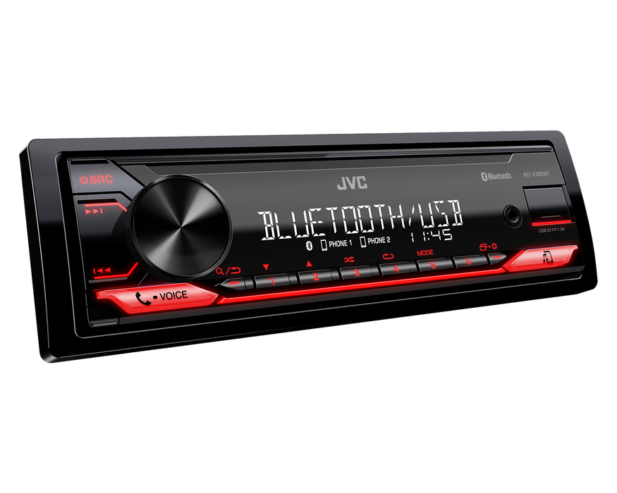 JVC KD-X282BT Mechless Tuner with Bluetooth Android and Spotify