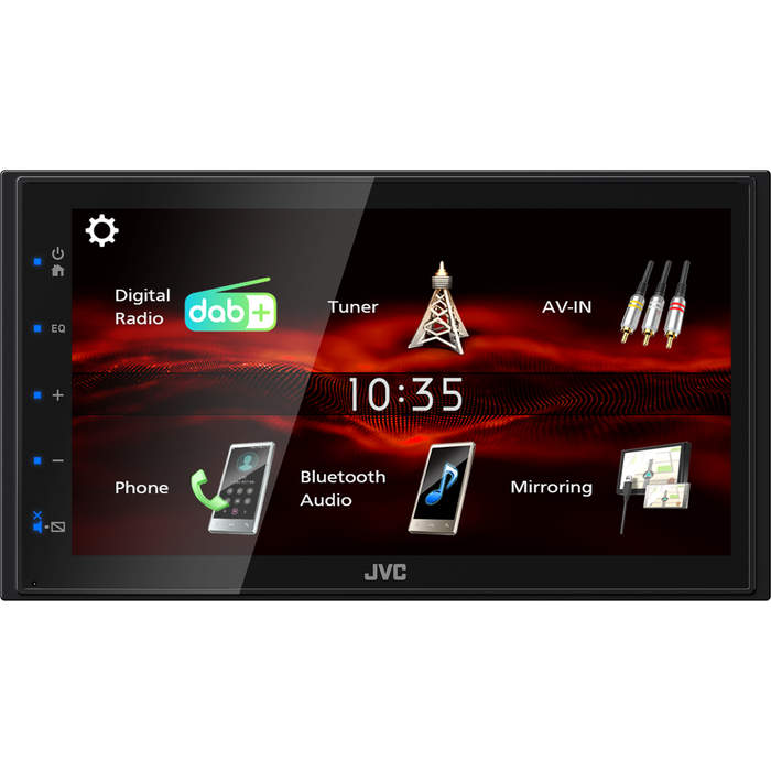 JVC KW-M180DBT 6.8" Mechless DAB Media Receiver with Built-In Bluetooth