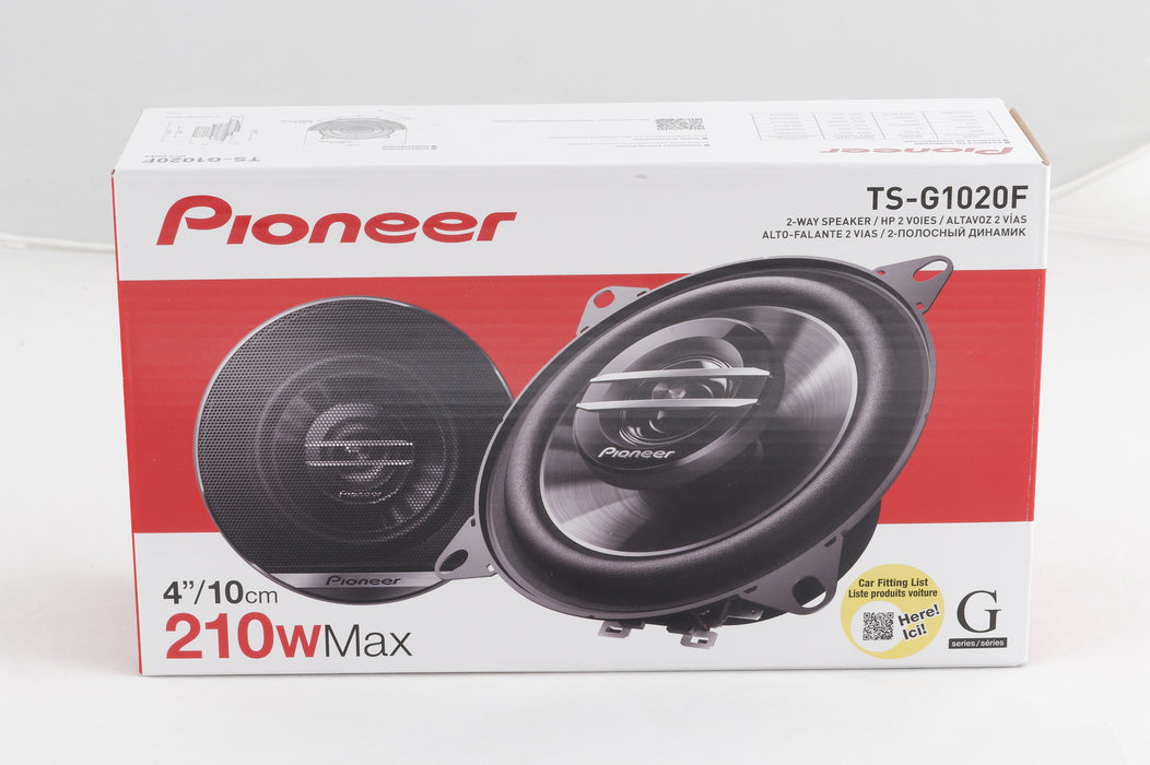 Pioneer TS-G1020F 200W 10cm 2-Way Speakers with Grills