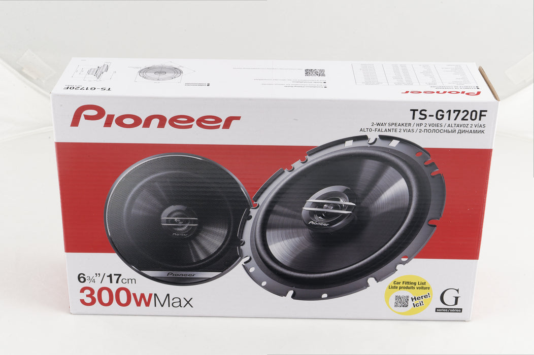 Pioneer TS-G1720F 17cm 300W 2-way Coaxial Speakers with Grills