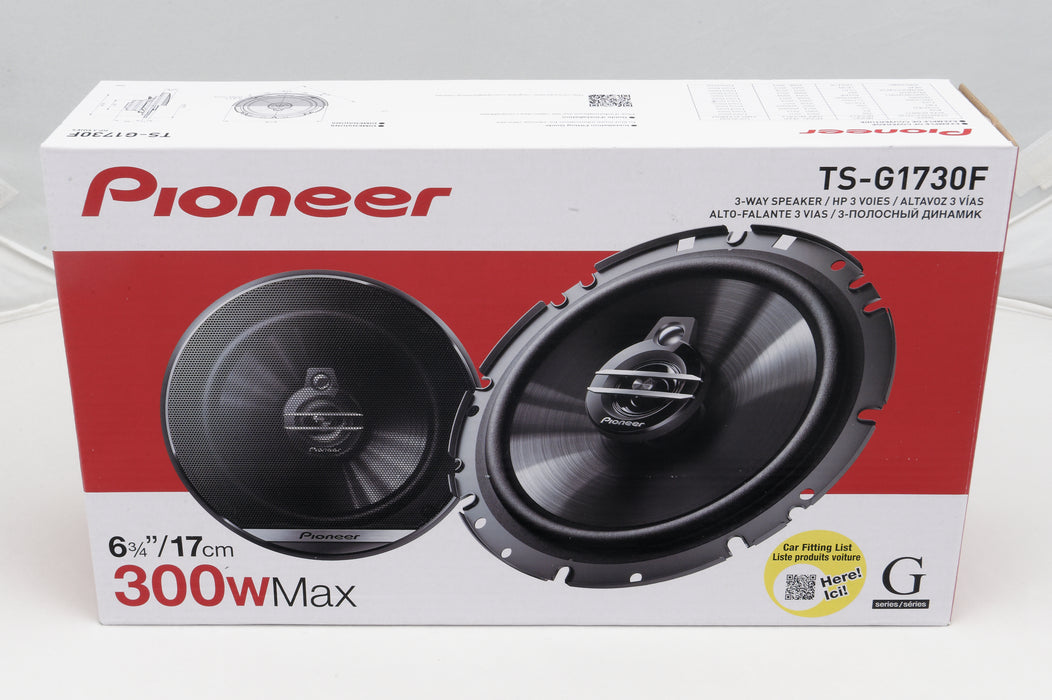 Pioneer TS-G1730F 17cm 300W 3-way Coaxial Speakers with Grills