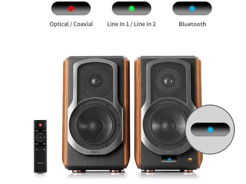 Edifier S1000II Active Bluetooth Speakers-Brown