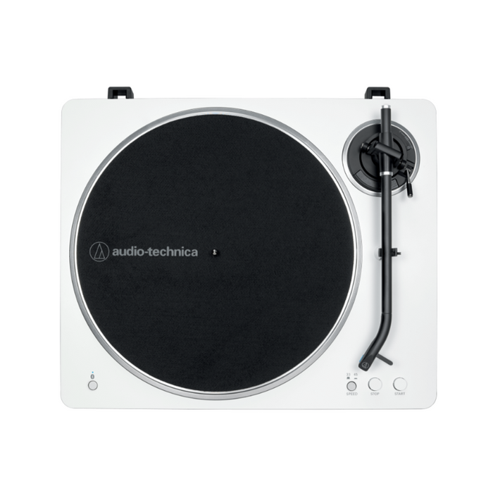 Audio Technica AT-LP70XBTWS Fully Automatic Wireless Turntable with Bluetooth (White/Silver)