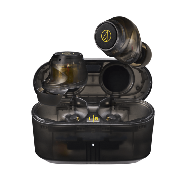 Audio Technica ATH-CKS30TW+TBK True Wireless Earbuds (Translucent Black)