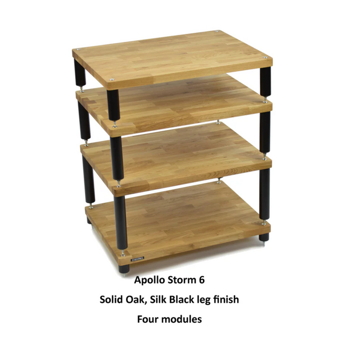 APOLLO STORM 6 OAK 185MM SHELF MOD OAK/BLACK LEGS