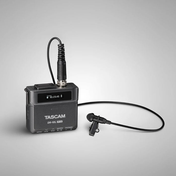 Tascam DR-10L Pro Micro-Linear 32-Bit float Recorder with Lavalier-Microphone