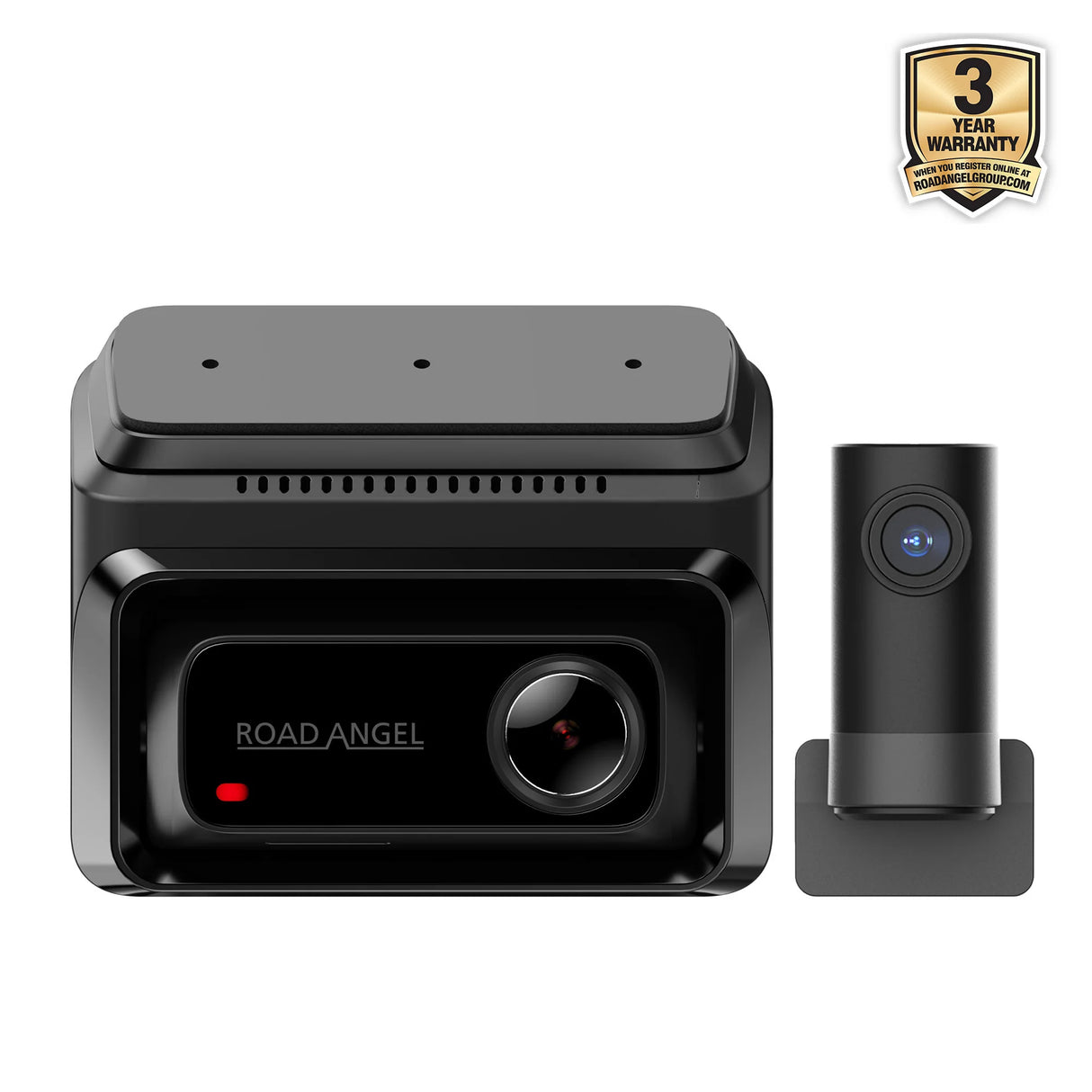 Road Angel Halo Elite 4K (2160p) & 1K (1080p) Dual Dash Cam With Sony Starvis 2