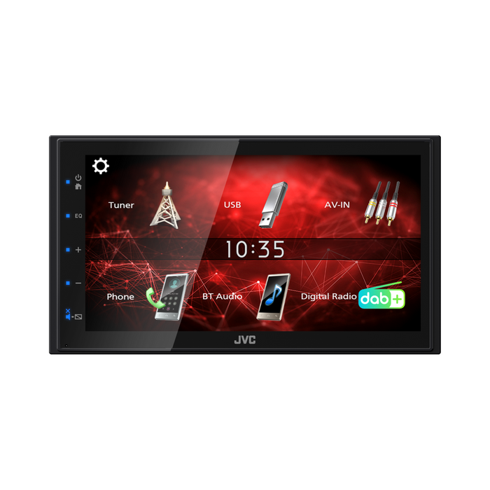 JVC KW-M27DBT 6.8" Touchscreen Digital Media Receiver with DAB Radio & Bluetooth