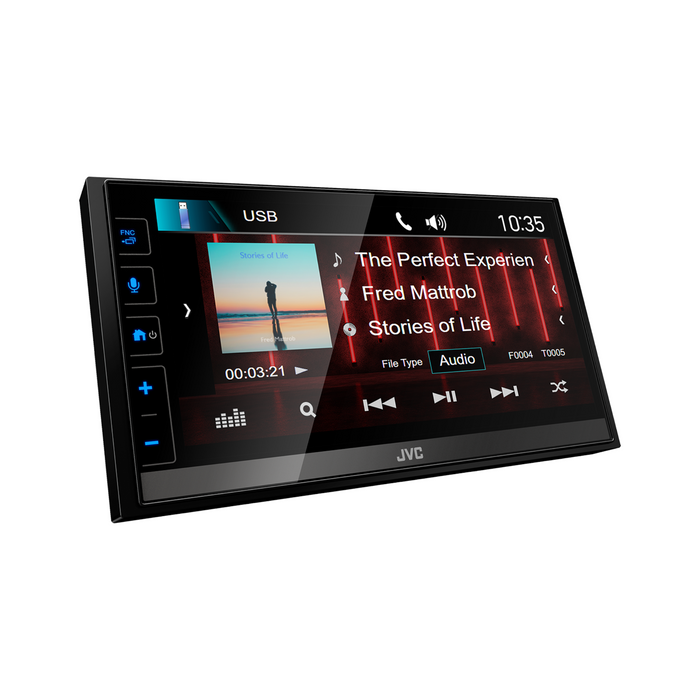 JVC KW-M785DBW 6.8" Touchscreen Car Stereo with Apple CarPlay Android Auto and DAB+