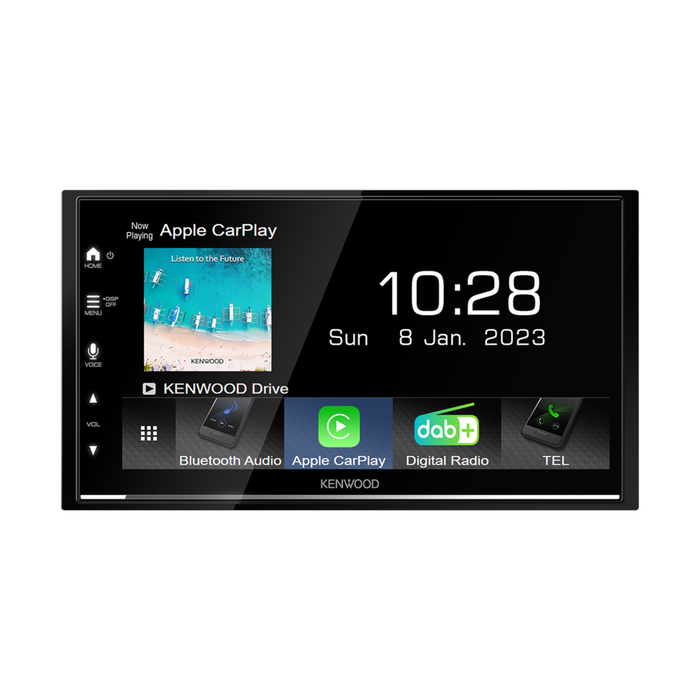 Kenwood DMX-7722DABS Digital Media AV Receiver with 6.8" Touchscreen, Enhanced Wireless Smartphone Connections & DAB+