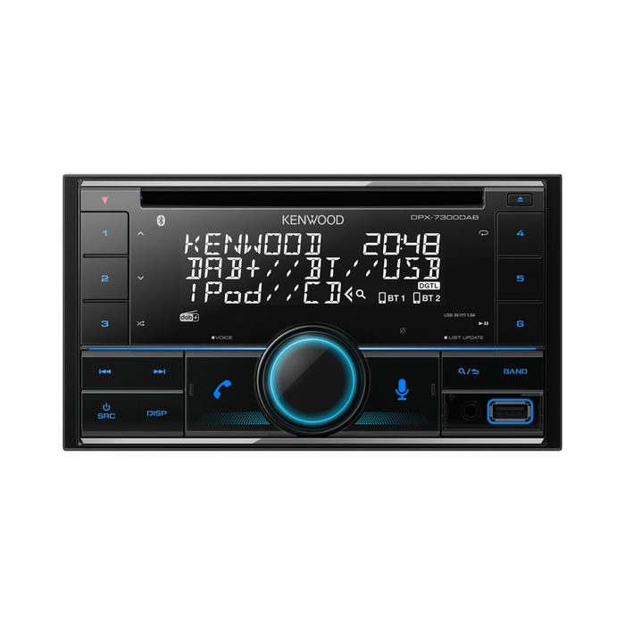 Kenwood DPX7300DAB Car Stereo with Digital radio DAB+, Bluetooth technology & Amazon Alexa