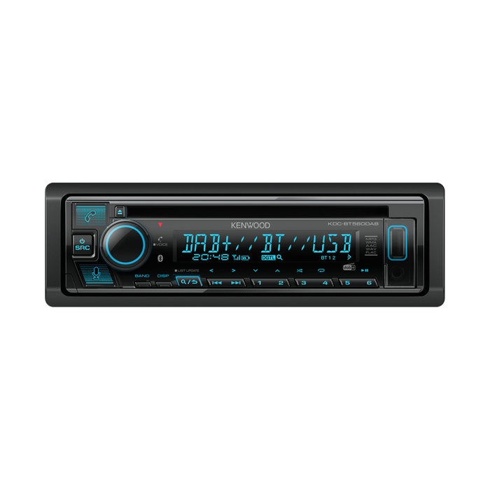 Kenwood KDC-BT560DAB CD Receiver with Bluetooth, DAB+ Radio & Amazon Alexa