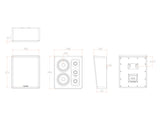 M&K MP300 SPEAKER (SINGLE)-Satin Black