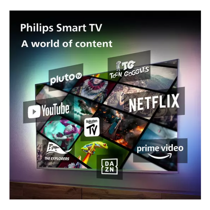 Philips Ambilight 50PUS8108/12 50" Smart 4K UHD HDR LED TV with Amazon Alexa