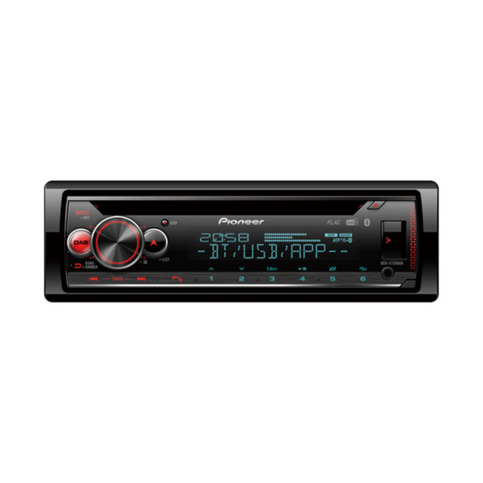 Pioneer DEH-S720DAB Single Din Car CD Tuner with DAB/DAB+, Bluetooth, USB and Spotify
