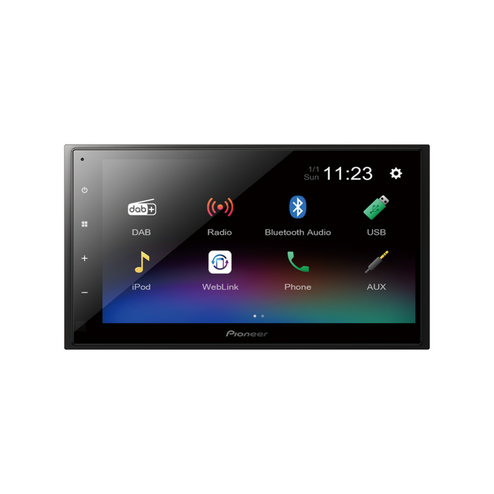Pioneer DMH-A340DAB 2-Din 6.8" Multi-Touchscreen Car Stereo With Bluetooth & DAB/ DAB+