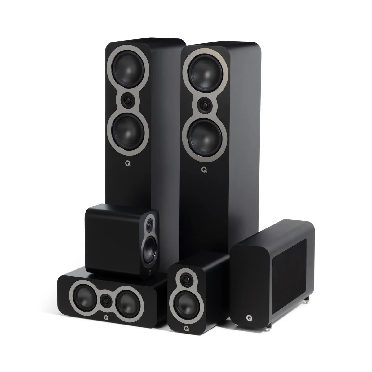 Q ACOUSTICS Q3050C 5.1 CINEMA PACK BLACK