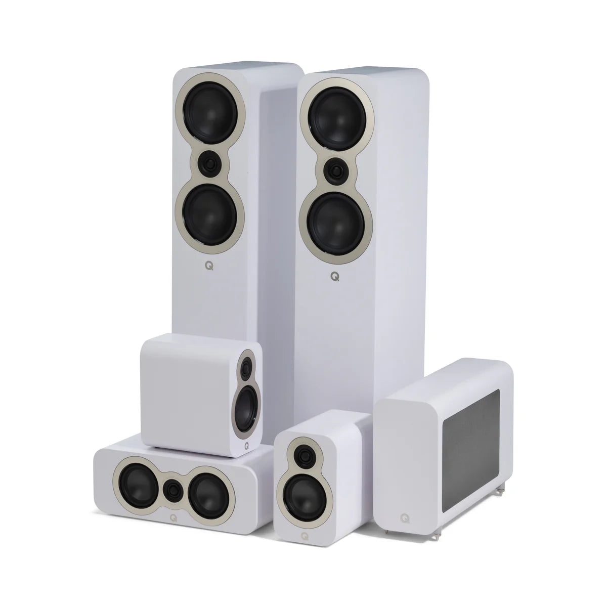 Q ACOUSTICS Q3050C 5.1 CINEMA PACK SATIN WHITE