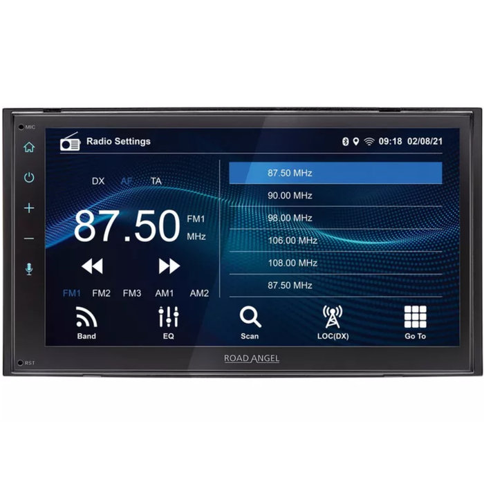 Road Angel RA-X621BT 7" Touchscreen Car Stereo with Bluetooth & Apple Car Play