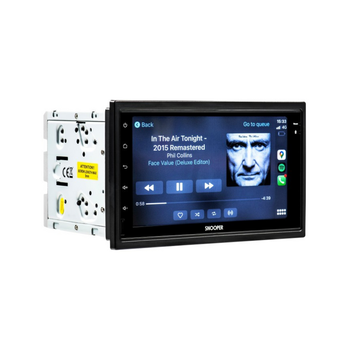 Snooper SMH-525DAB Car Stereo with 10.1" Floating Toucschreen & DAB Radio