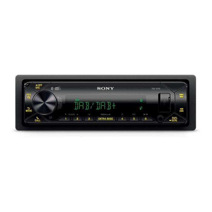 Sony DSX-B41D Single-Din Car Stereo with Bluetooth & CD/USB/AUX