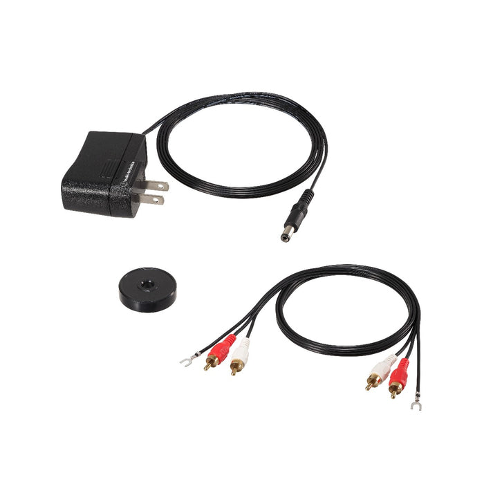 Audio Technica AT-LPW30BK Manual Belt-Drive Turntable (Black Wood Finish)