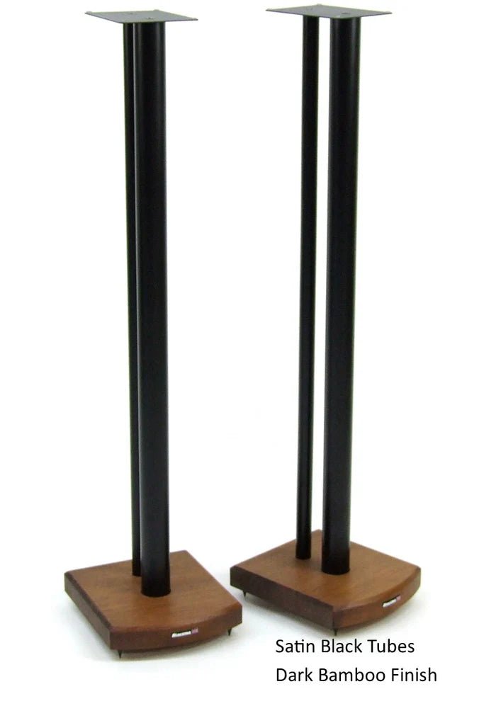 Atacama Moseco 10 Speaker Stands - Satin Black - Dark Bamboo - Nottingham HiFi