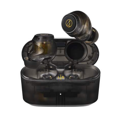 Audio Technica ATH - CKS30TW+TBK True Wireless Earbuds (Translucent Black) - Nottingham HiFi