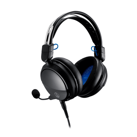 Audio Technica ATH - GL3BK Premium Wired Gaming Headset (Black) - Nottingham HiFi