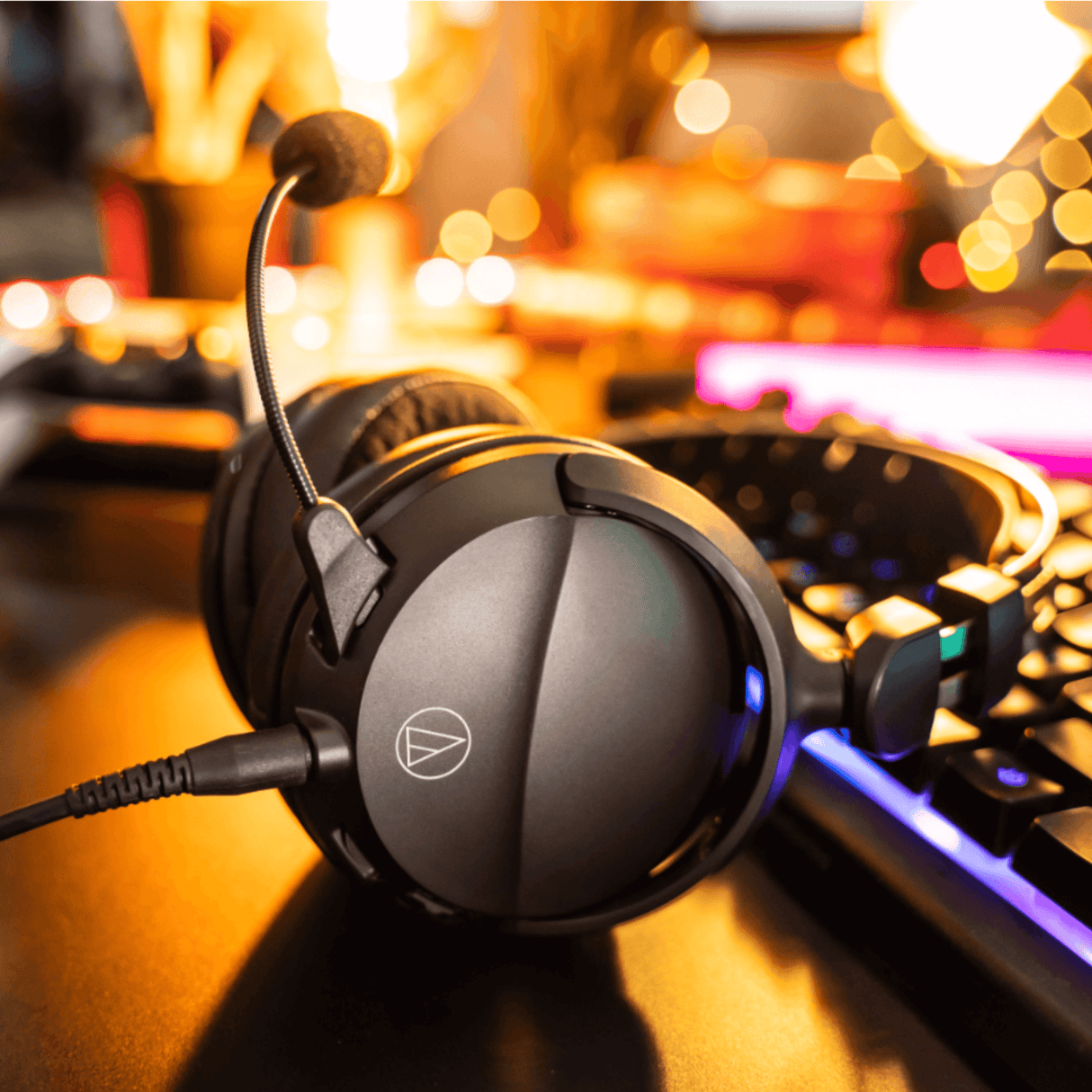 Audio Technica ATH - GL3BK Premium Wired Gaming Headset (Black) - Nottingham HiFi