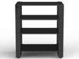 BLOK STAX 2G 4 SHELF BLACK GLASS/BLACK SIDES - Nottingham HiFi