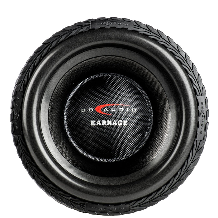 DB Audio KARNAGE 15000W 12" Dual 1 Ohm Voice Coil SPL Single Subwoofer