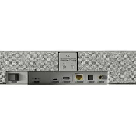 KEF XIO Sound Bar Silver Grey