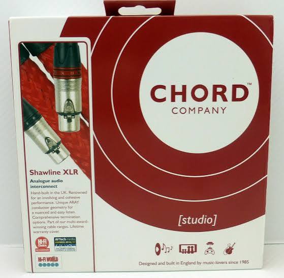 Chord Shawline Analogue XLR-XLR 1.0m (SINGLE)
