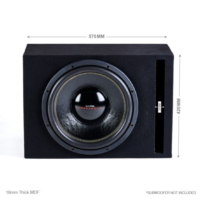 In Phase BX12PL 12" Slot Ported Enclosure