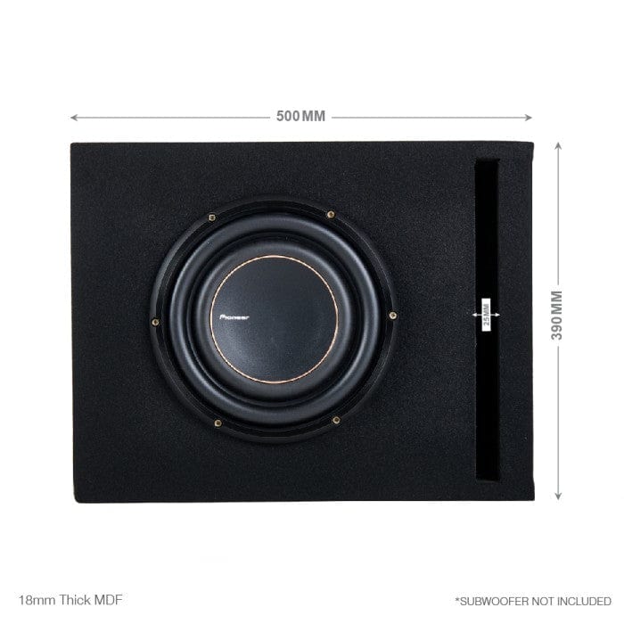 In Phase BX10PL 10" Slot Ported Subwoofer Enclosure