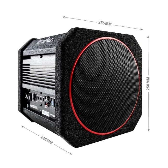 In Phase XTB-828R 8" 400W Active Subwoofer with Passive Radiator and Class D Amplifer
