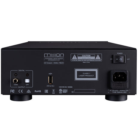 MISSION 778 CDT  CD TRANSPORT BLACK