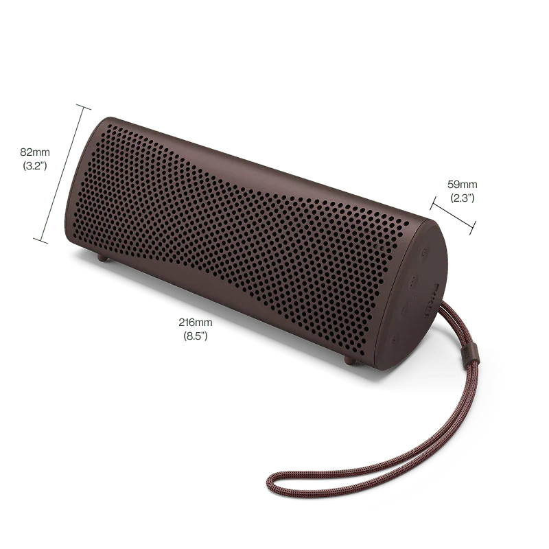 Kef Muo High-Fidelity portable Bluetooth speaker (Cocoa Brown)