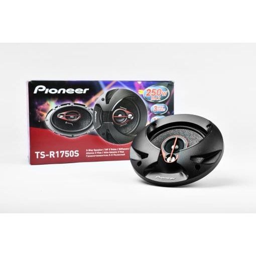 Pioneer TS-R1750S 17cm 250W 3-Way Coaxial Speakers with Grills