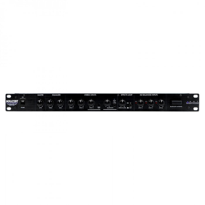 ART Pro Audio ART-MX622BTE4 6-Channel Amplifier with Bluetooth