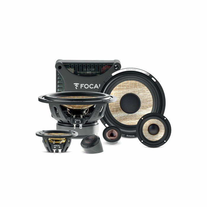 Focal PS 165 F3E - 6.5" 3-way Component Speaker System with Flax cone Technology