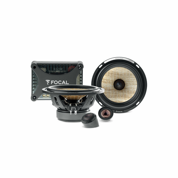 Focal PS 165 FXE -Bi-Amplified 6.5" 2-way Component Speaker System with Flax cone Technology