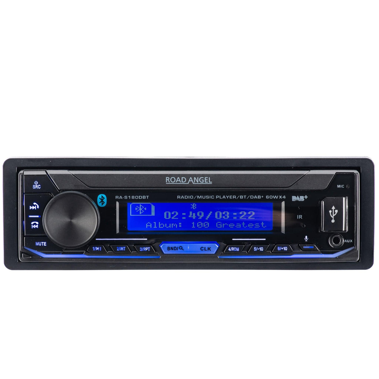 Road Angel RA - S180DBT Mechless Digital Media Player with Bluetooth and DAB - Nottingham HiFi