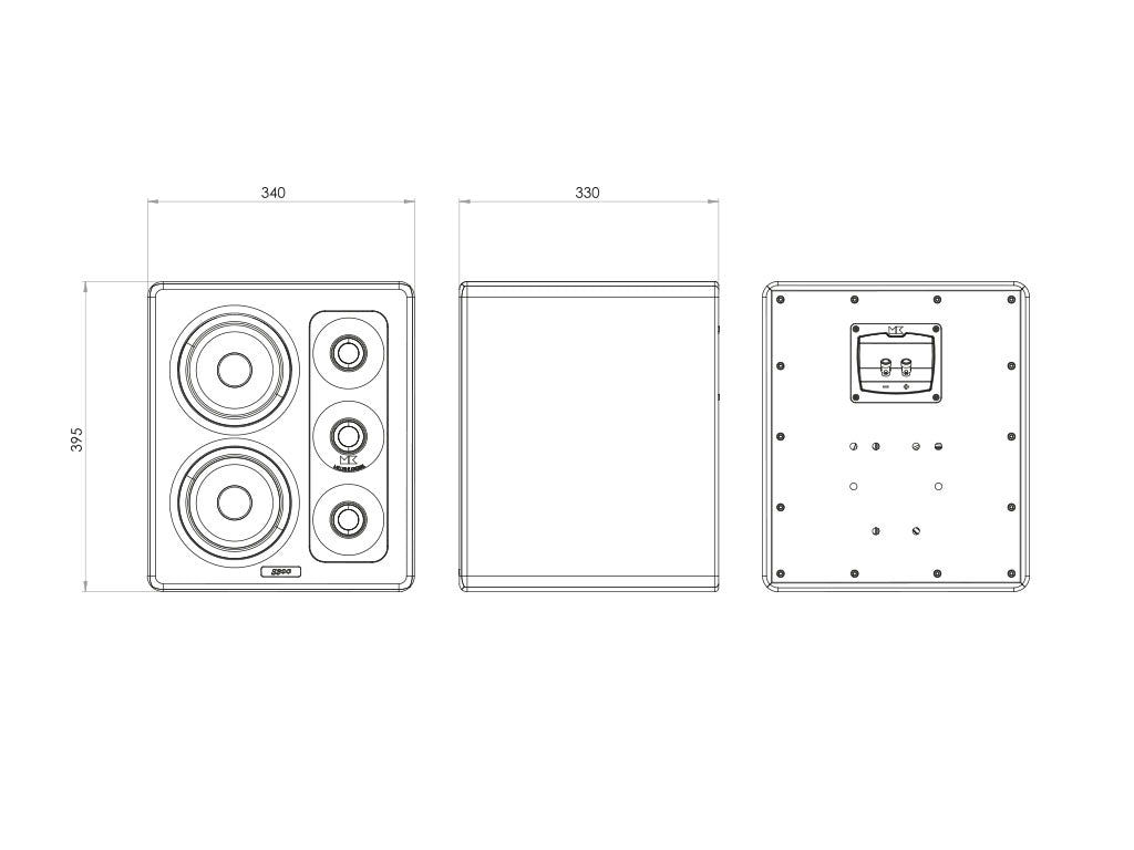 M&K S300 LC  Speaker (Single)