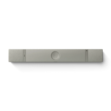 KEF XIO Sound Bar Silver Grey